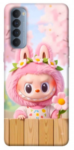 Чехол Labubu flower для Oppo Reno 4 Pro