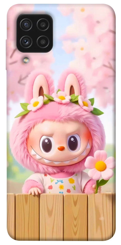 Чехол Labubu flower для Galaxy A22 4G