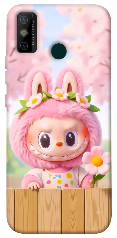 Чохол Labubu flower для TECNO Spark 6 Go