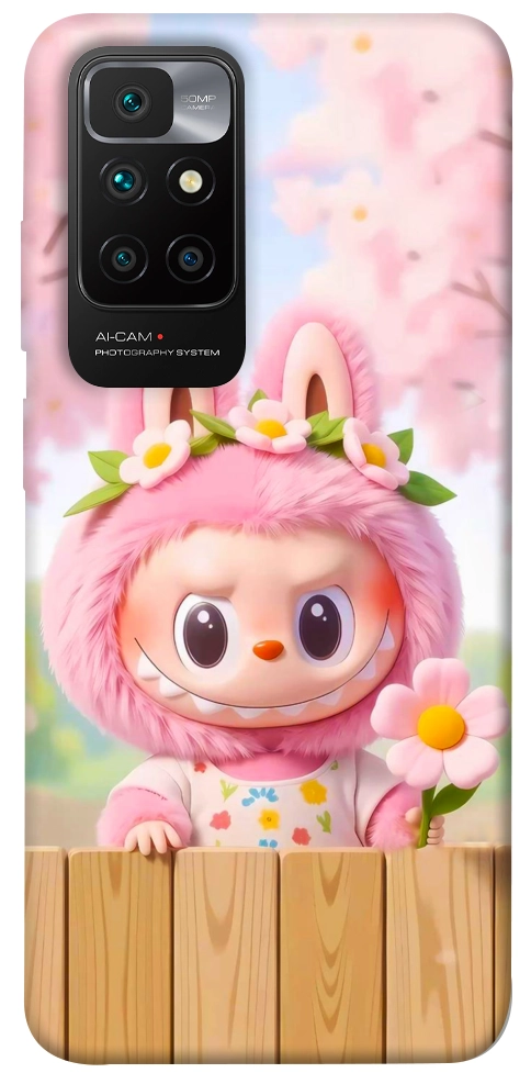 Чехол Labubu flower для Xiaomi Redmi 10