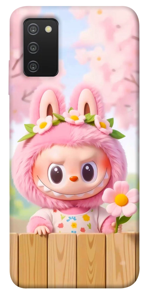 Чохол Labubu flower для Galaxy A03s
