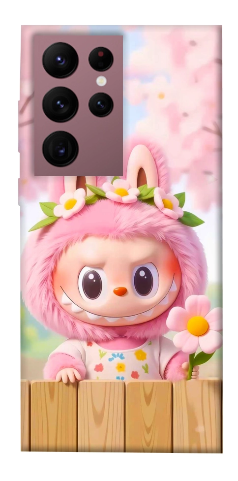 Чохол Labubu flower для Galaxy S22 Ultra
