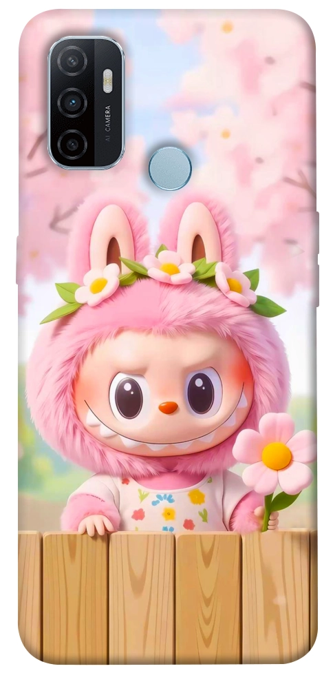 Чохол Labubu flower для Oppo A32