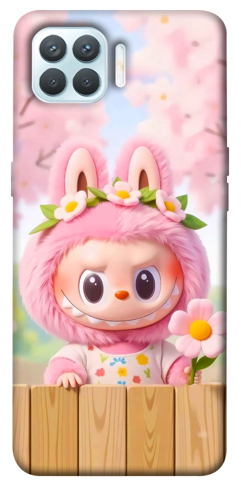 Чехол Labubu flower для Oppo F17 Pro