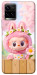 Чохол Labubu flower для Vivo Y33s