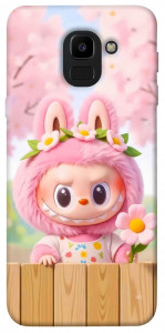 Чехол Labubu flower для Galaxy J6 (2018)