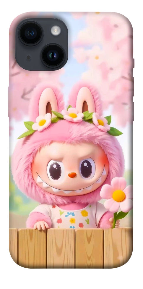 Чехол Labubu flower для iPhone 14