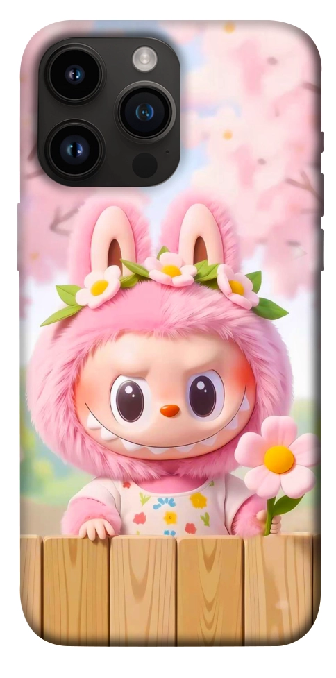 Чохол Labubu flower для iPhone 14 Pro Max