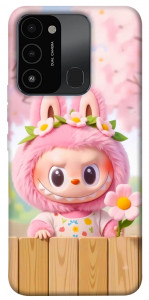 Чехол Labubu flower для TECNO Spark 8C