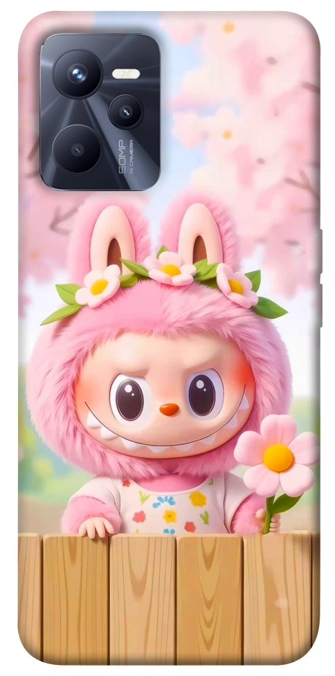 Чохол Labubu flower для Realme C35