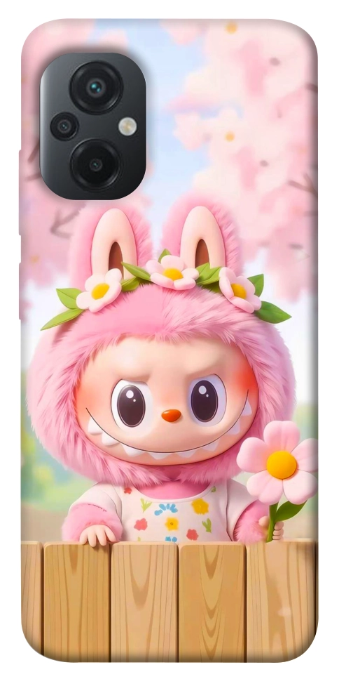 Чохол Labubu flower для Xiaomi Poco M5