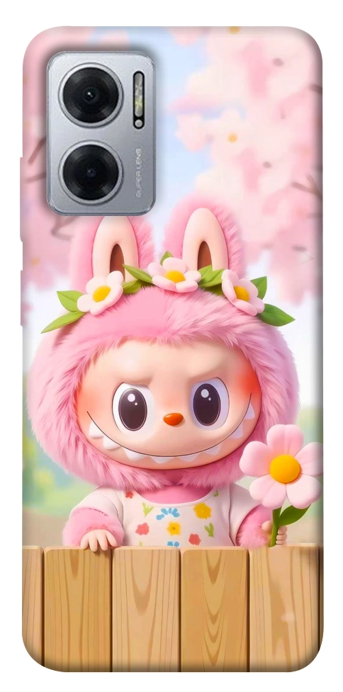 Чохол Labubu flower для Xiaomi Redmi Note 11E