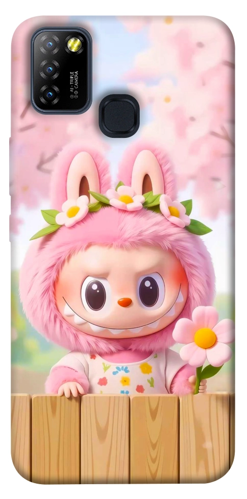 Чохол Labubu flower для Infinix Hot 10 Lite