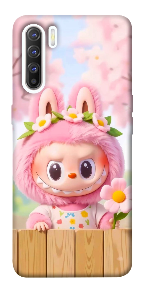 Чохол Labubu flower для Oppo Reno 3