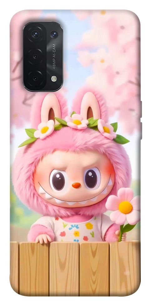 Чохол Labubu flower для Oppo A74 5G