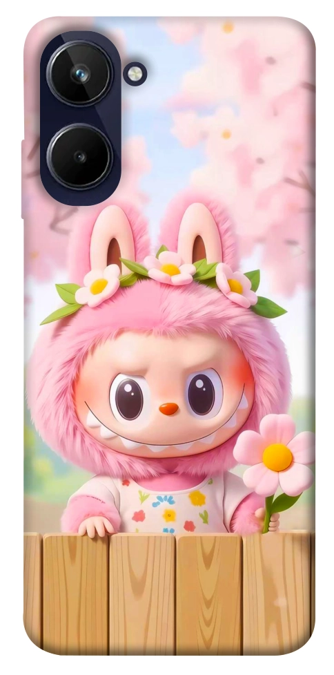 Чехол Labubu flower для Realme 10 4G