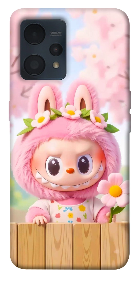 Чохол Labubu flower для Realme 9 Pro+