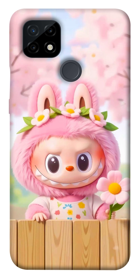 Чехол Labubu flower для Realme C21