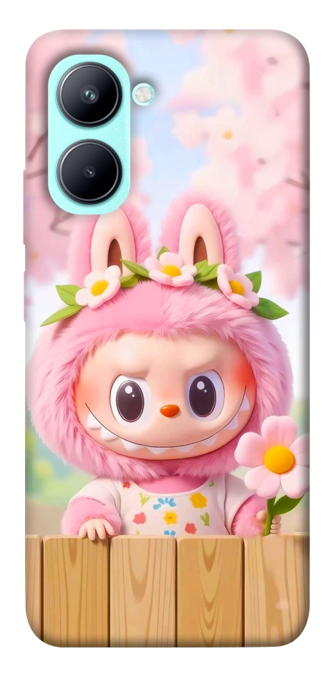 Чехол Labubu flower для Realme C33