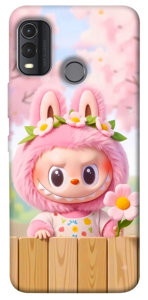 Чехол Labubu flower для Nokia G11 Plus