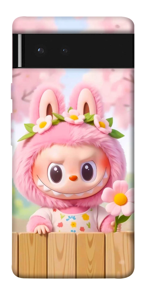 Чехол Labubu flower для Google Pixel 6