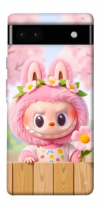 Чехол Labubu flower для Google Pixel 6A