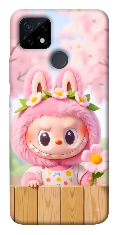 Чехол Labubu flower для Realme C12