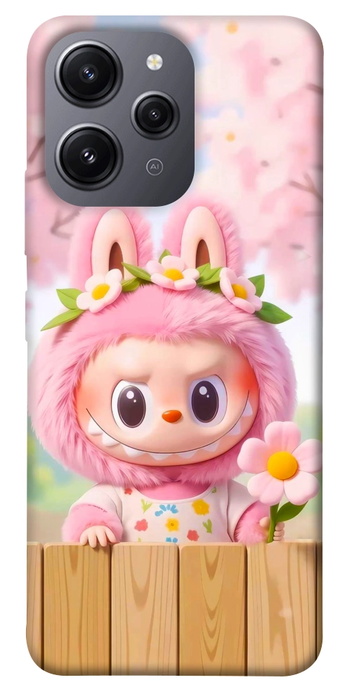 Чохол Labubu flower для Xiaomi Redmi 12