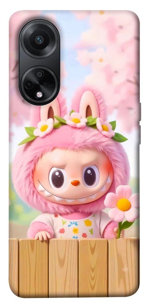 Чехол Labubu flower для Oppo A58 4G