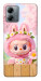 Чохол Labubu flower для Motorola Moto G14
