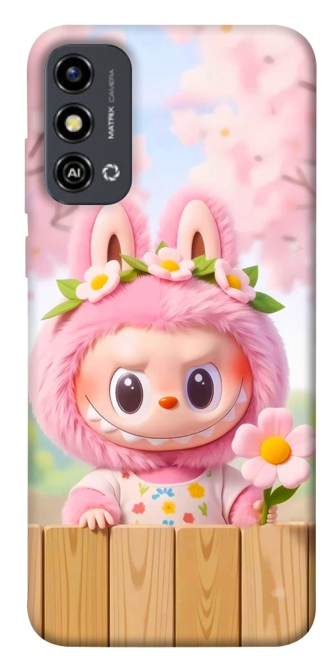 Чехол Labubu flower для ZTE Blade A53