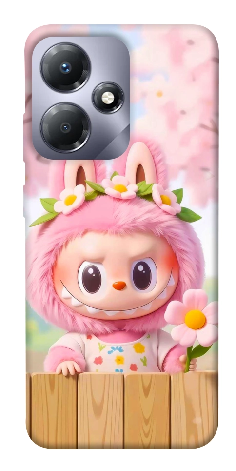 Чехол Labubu flower для Infinix Hot 30i