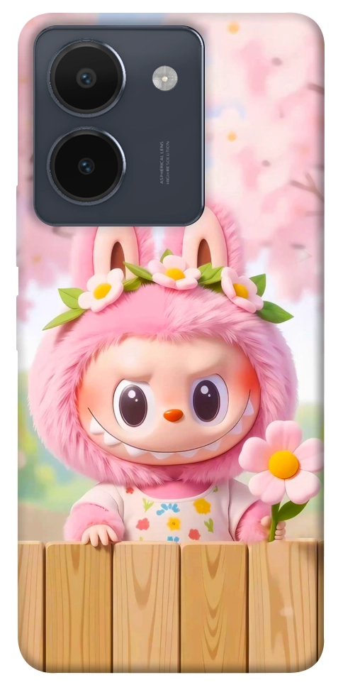 Чехол Labubu flower для Vivo Y36