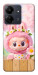 Чехол Labubu flower для Xiaomi Redmi 13C