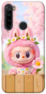 Чохол Labubu flower для Xiaomi Redmi Note 8 2021