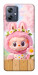 Чехол Labubu flower для Motorola Moto G54