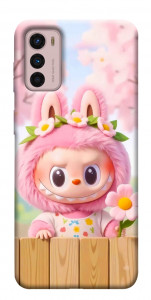 Чехол Labubu flower для Motorola Moto G42