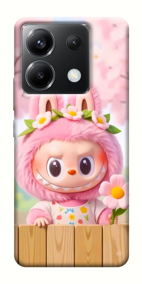 Чохол Labubu flower для Xiaomi Poco X6