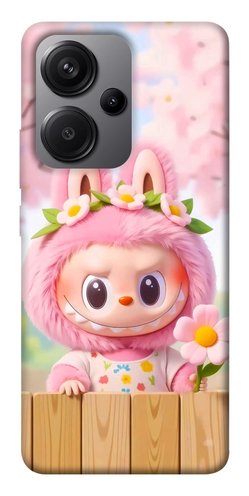 Чохол Labubu flower для Xiaomi Redmi Note 13 Pro+