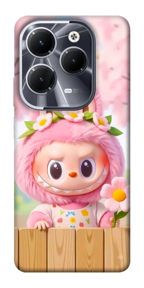 Чохол Labubu flower для Infinix Hot 40