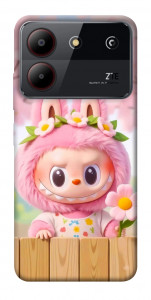Чехол Labubu flower для ZTE Blade A54 4G