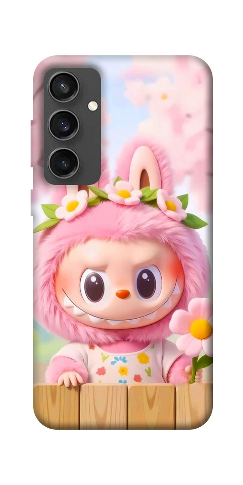 Чохол Labubu flower для Galaxy S24 FE