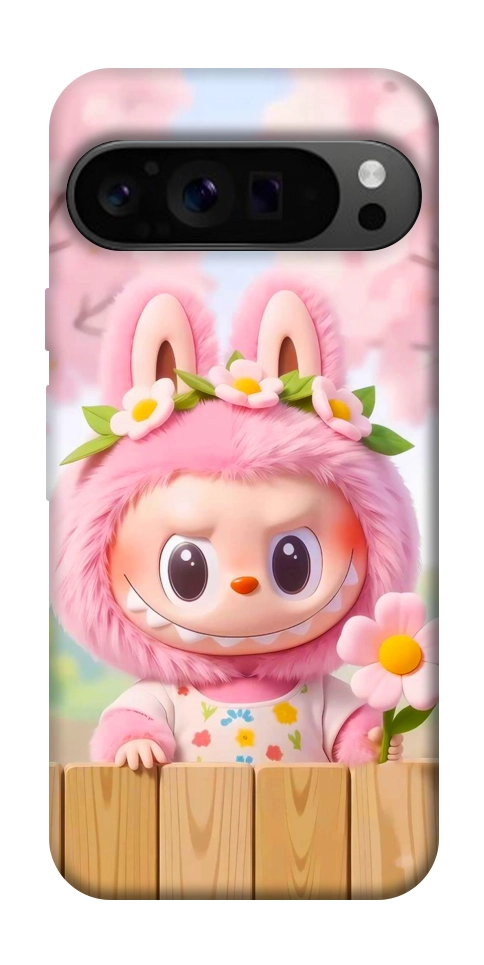 Чехол Labubu flower для Google Pixel 9 Pro