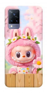 Чехол Labubu flower для Vivo V21