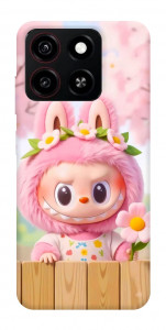 Чехол Labubu flower для ZTE Blade A35 4G