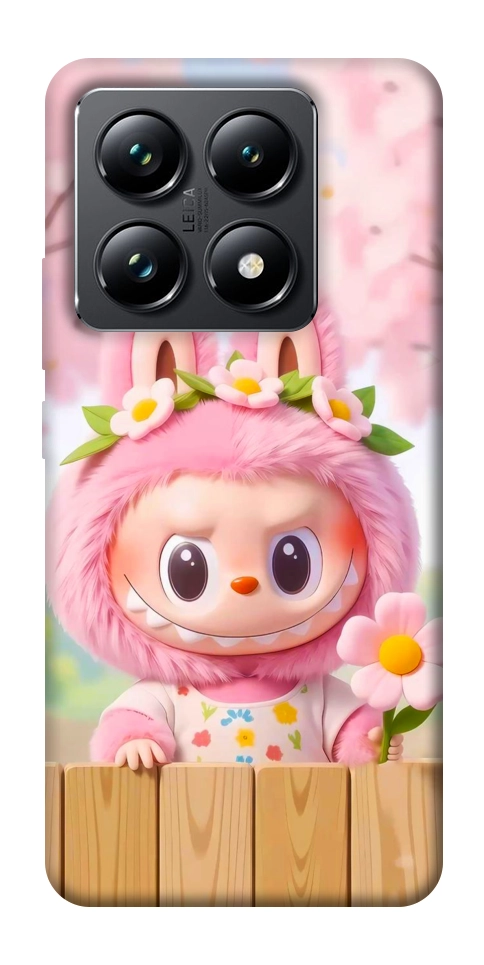 Чехол Labubu flower для Xiaomi 14T Pro