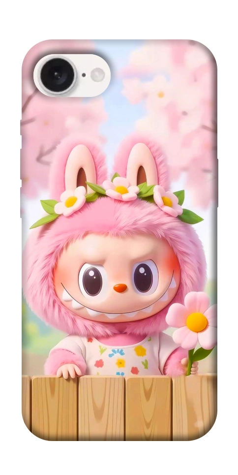 Чехол Labubu flower для iPhone 16e