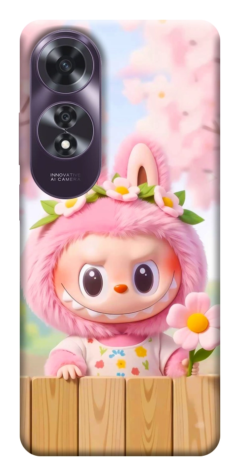 Чехол Labubu flower для Oppo A60 4G