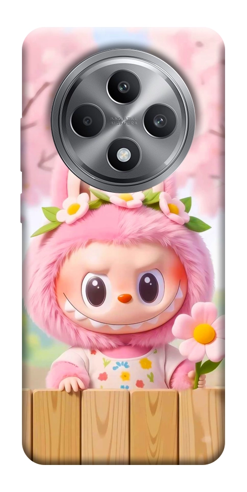 Чохол Labubu flower для Oppo Reno 12 F 4G