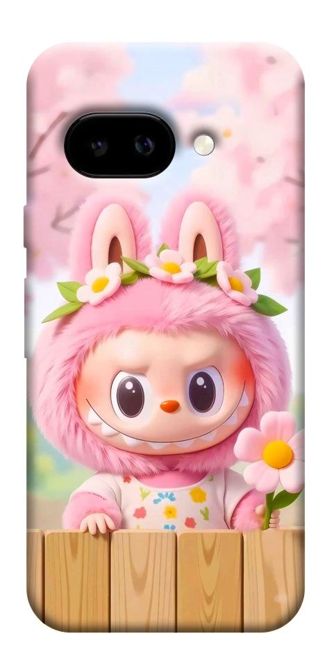 Чехол Labubu flower для Google Pixel 9a